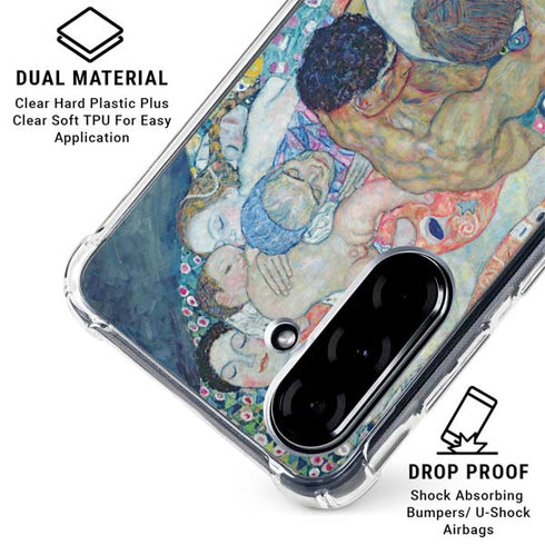 Klimt - Death and Life by Klimt Galaxy A36 5G Clear Case