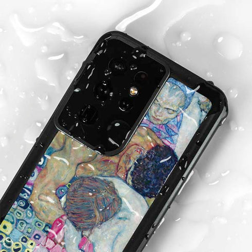 Klimt - Death and Life by Klimt Galaxy S24 Ultra Waterproof Case