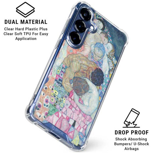 Klimt - Death and Life by Klimt Galaxy S25 Clear Case