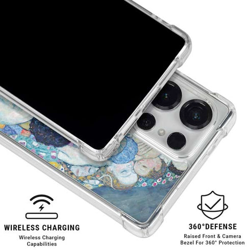 Klimt - Death and Life by Klimt Galaxy S25 Ultra Clear Case