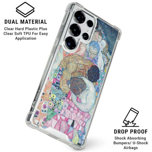 Klimt - Death and Life by Klimt Galaxy S25 Ultra Clear Case
