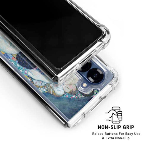 Klimt - Death and Life by Klimt Galaxy Z Fold6 Clear Case