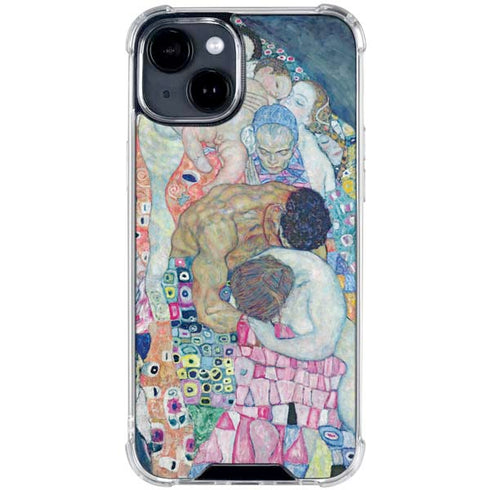 Klimt - Death and Life by Klimt iPhone 15 Clear Case