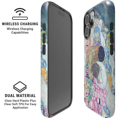 Klimt - Death and Life by Klimt iPhone 16 Magsafe Impact Case