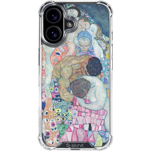Klimt - Death and Life by Klimt iPhone 16 Plus Clear Case