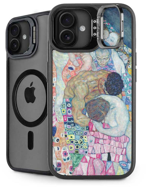 Klimt - Death and Life by Klimt iPhone 16 Plus Kickstand Case