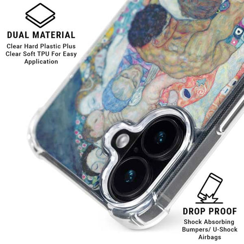 Klimt - Death and Life by Klimt iPhone 16 Plus MagSafe Case