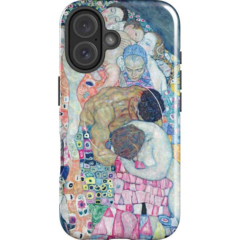 Klimt - Death and Life by Klimt iPhone 16 Plus Magsafe Impact Case