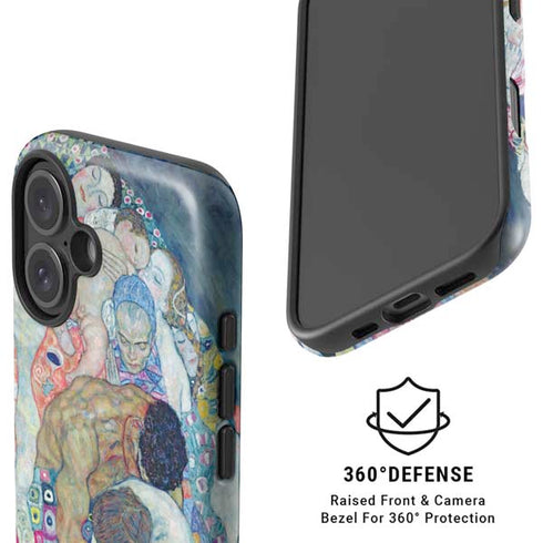 Klimt - Death and Life by Klimt iPhone 16 Plus Magsafe Impact Case