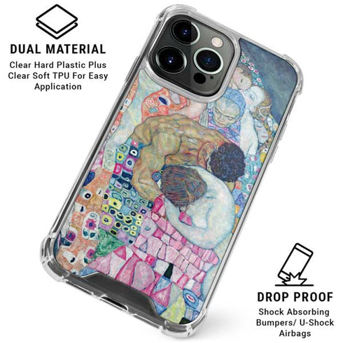 Klimt - Death and Life by Klimt iPhone 16 Pro Clear Case