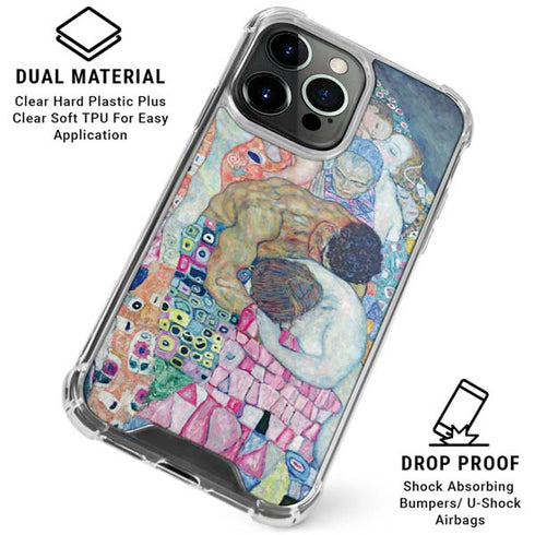 Klimt - Death and Life by Klimt iPhone 16 Pro Max Clear Case