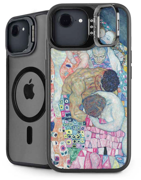 Klimt - Death and Life by Klimt iPhone 16e Kickstand Case