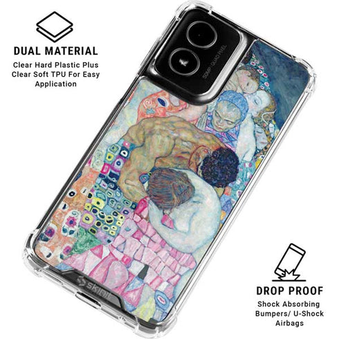 Klimt - Death and Life by Klimt Moto G Power 5G (2024) Clear Case