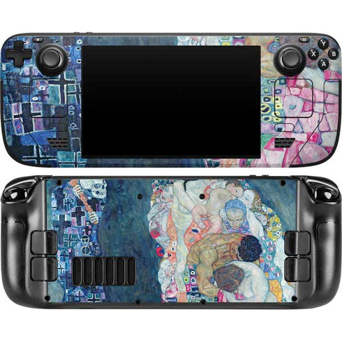 Klimt - Death and Life by Klimt Steam Deck Handheld Gaming Computer OLED Skin