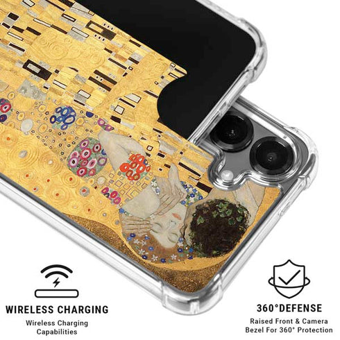 Klimt - The Kiss by Klimt Galaxy S26 Clear Case