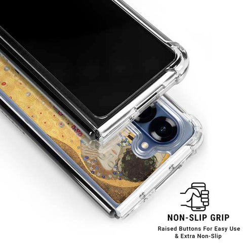 Klimt - The Kiss by Klimt Galaxy Z Fold6 Clear Case