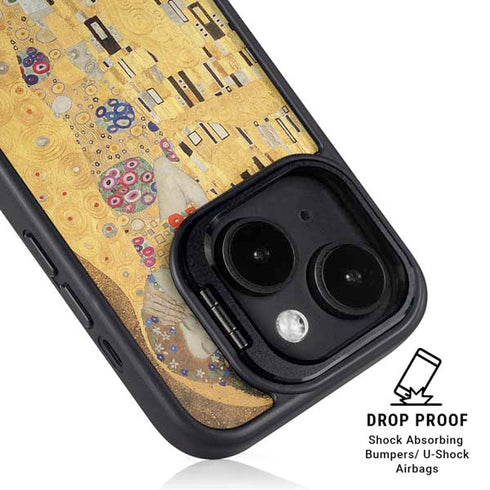 Klimt - The Kiss by Klimt iPhone 14 Plus Kickstand Case