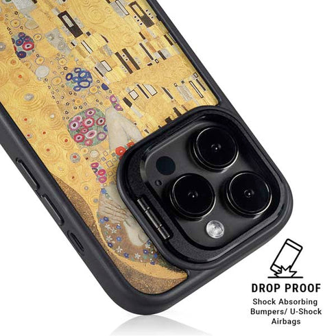 Klimt - The Kiss by Klimt iPhone 14 Pro Kickstand Case