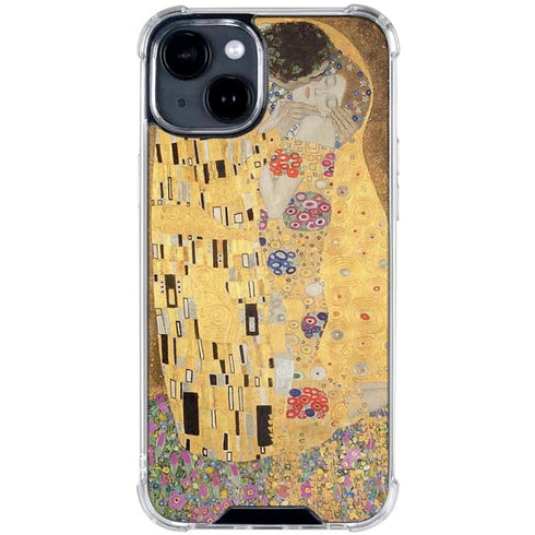 Klimt - The Kiss by Klimt iPhone 15 Clear Case