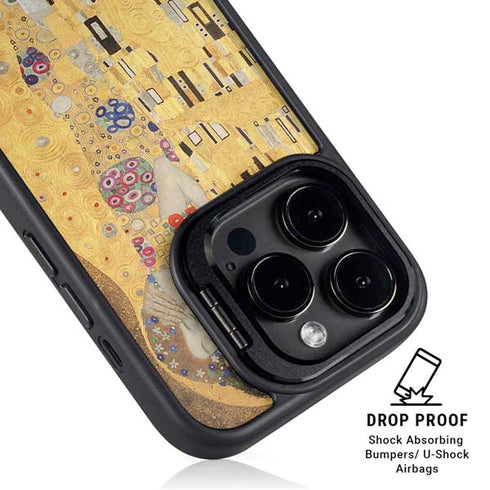Klimt - The Kiss by Klimt iPhone 15 Pro Kickstand Case