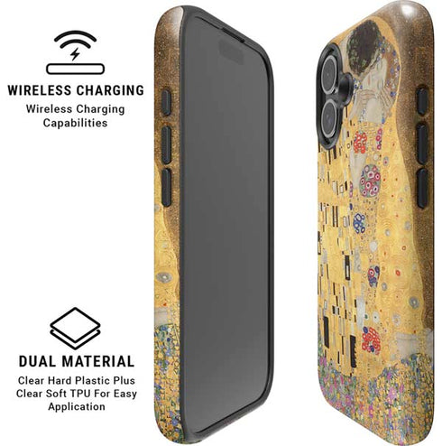 Klimt - The Kiss by Klimt iPhone 16 Magsafe Impact Case