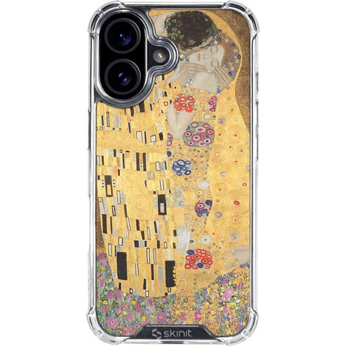 Klimt - The Kiss by Klimt iPhone 16 Plus Clear Case