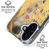 Klimt - The Kiss by Klimt iPhone 16 Plus Clear Case