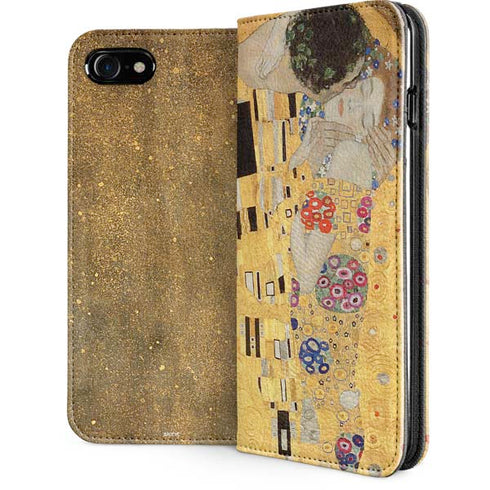 Gustav Klimt The Kiss iPhone SE (2nd & 3rd Gen) Folio Case