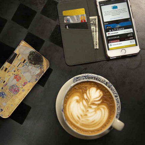 Gustav Klimt The Kiss iPhone SE (2nd & 3rd Gen) Folio Case