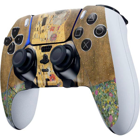 Gustav Klimt The Kiss PS5 DualSense Edge Pro Controller Skin