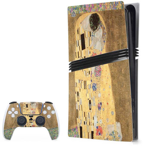 Klimt - The Kiss by Klimt PS5 Pro Bundle Skin
