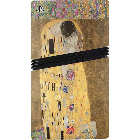 Klimt - The Kiss by Klimt PS5 Pro Disk Console Skin
