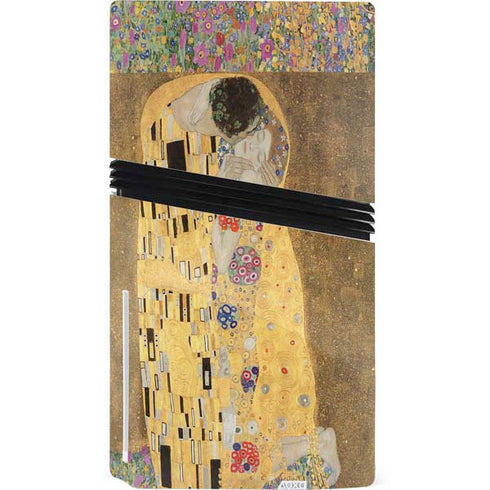 Klimt - The Kiss by Klimt PS5 Pro Disk Console Skin