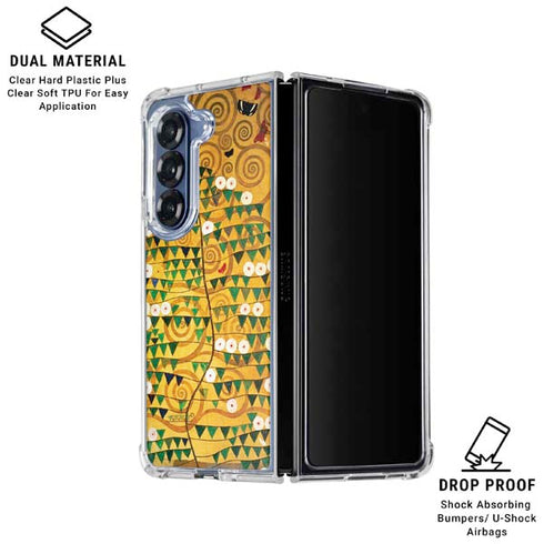 Klimt - Tree of Life by Klimt Galaxy Z Fold6 Clear Case