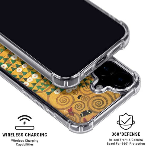 Klimt - Tree of Life by Klimt iPhone 16 Plus Clear Case