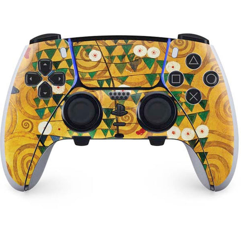 Gustav Klimt Tree of Life PS5 DualSense Edge Pro Controller Skin