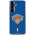 NBA New York Knicks Distressed Galaxy S25 FE Clear Case