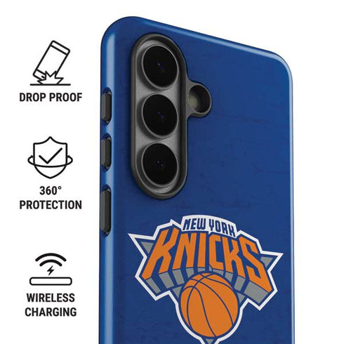NBA New York Knicks Distressed Galaxy S26 Plus Impact Case