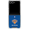 NBA New York Knicks Distressed Galaxy Z Flip7 Clear Case