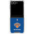 NBA New York Knicks Distressed Galaxy Z Flip7 Clear Case