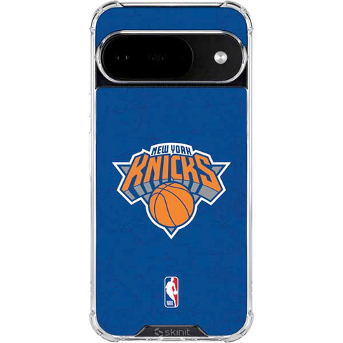 NBA New York Knicks Distressed Google Pixel 10 Clear Case