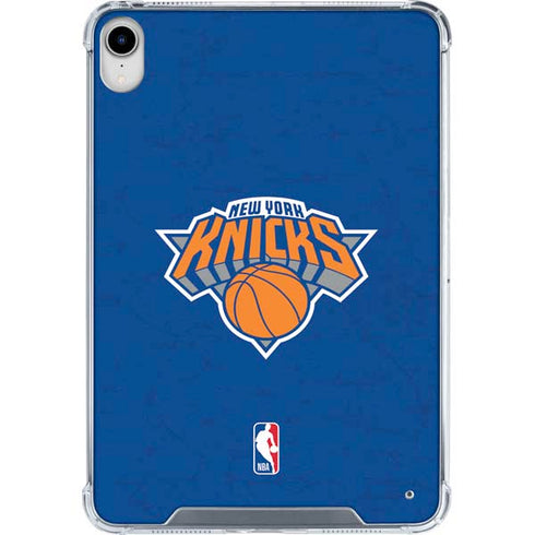 NBA New York Knicks Distressed iPad 11th Gen (2025) Clear Case