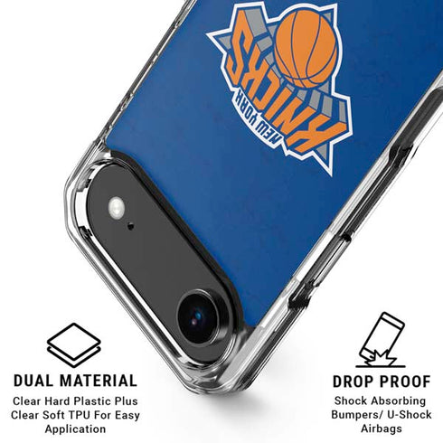 NBA New York Knicks Distressed iPhone 17 Air MagSafe Case