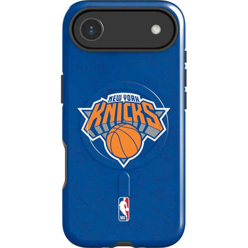 NBA New York Knicks Distressed iPhone 17 Air Magsafe Impact Case
