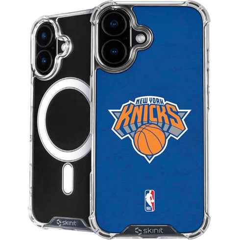 NBA New York Knicks Distressed iPhone 17 MagSafe Case