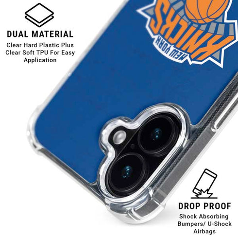 NBA New York Knicks Distressed iPhone 17 MagSafe Case