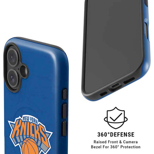 NBA New York Knicks Distressed iPhone 17 Magsafe Impact Case