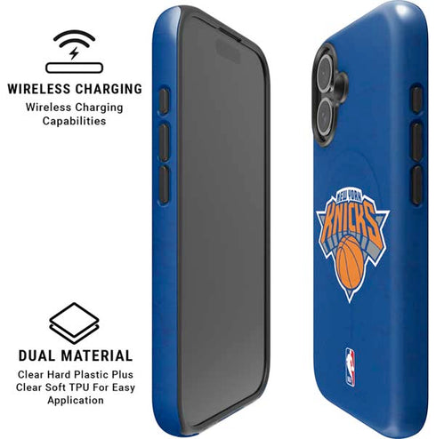 NBA New York Knicks Distressed iPhone 17 Magsafe Impact Case