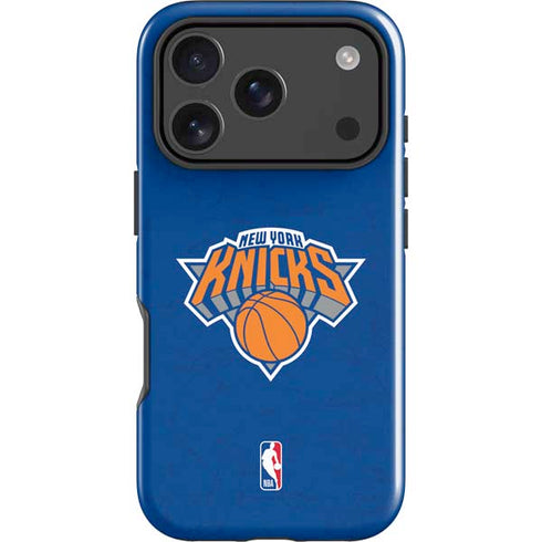 NBA New York Knicks Distressed iPhone 17 Pro Impact Case