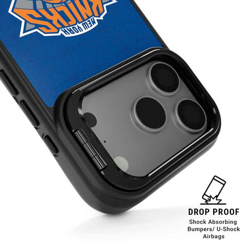 NBA New York Knicks Distressed iPhone 17 Pro Kickstand Case
